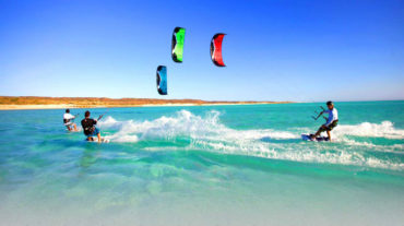 Kite surfing in Sri Lanka